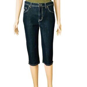 Mid Rise Stretch Capri Jeans 6P Women's Gloria Vanderbilt Denim Crop Pants